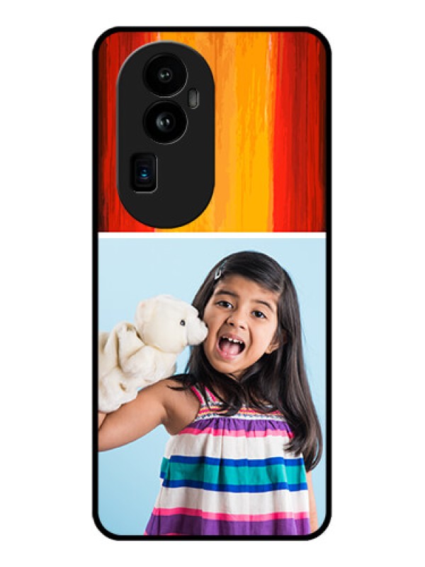 Custom Oppo Reno 10 Pro Plus 5G Personalized Glass Phone Case - Multi Color Design