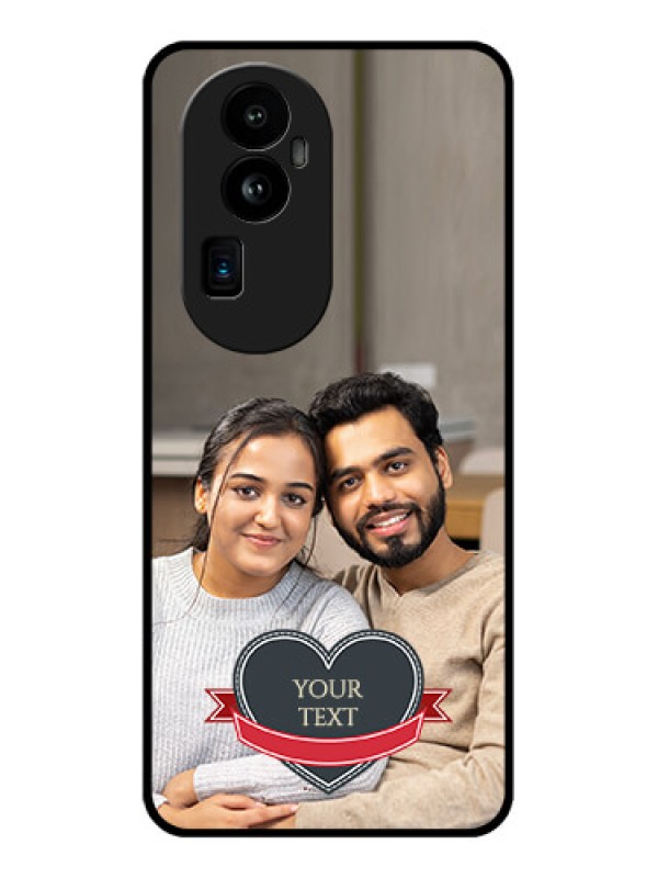 Custom Oppo Reno 10 Pro Plus 5G Custom Glass Phone Case - Just Married Couple Design