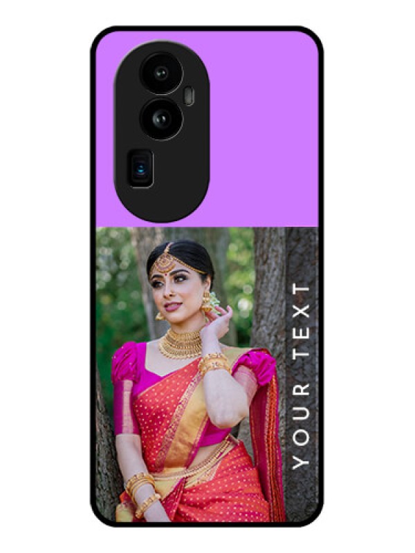 Custom Oppo Reno 10 Pro Plus 5G Custom Glass Mobile Case - Birthday Icons Design