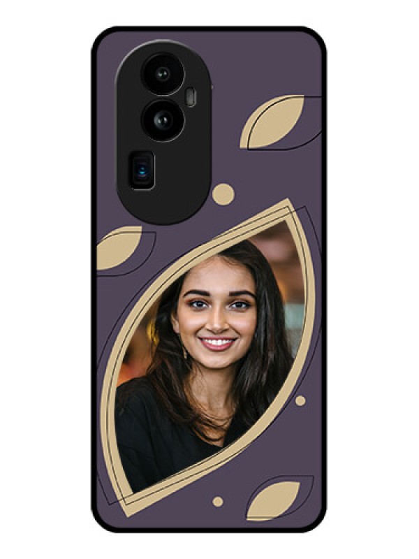 Custom Oppo Reno 10 Pro Plus 5G Custom Glass Mobile Case - Falling Leaf Design