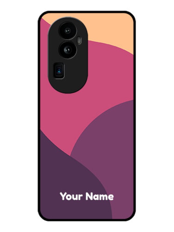 Custom Oppo Reno 10 Pro Plus 5G Custom Glass Phone Case - Mixed Multi-colour abstract art Design