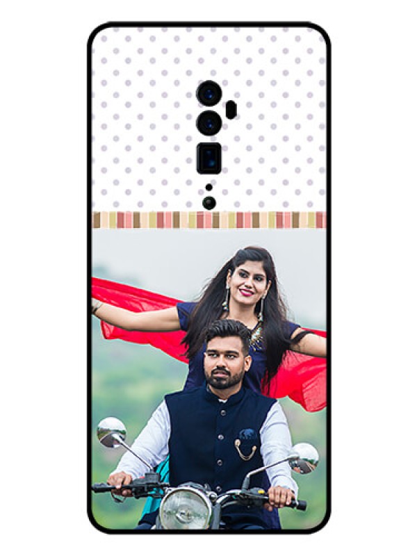Custom Reno 10x zoom Photo Printing on Glass Case  - Cute Family Design