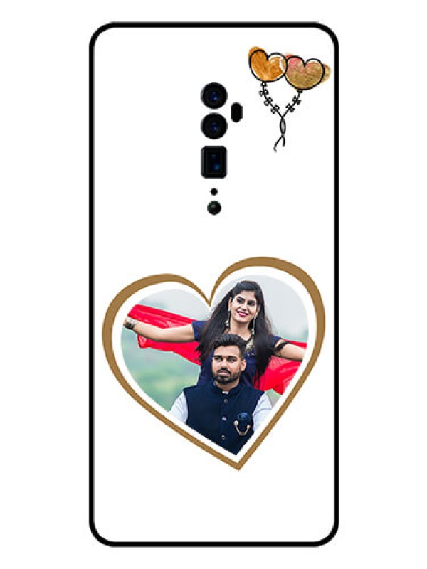 Custom Reno 10x zoom Custom Glass Mobile Case  - You & Me Design