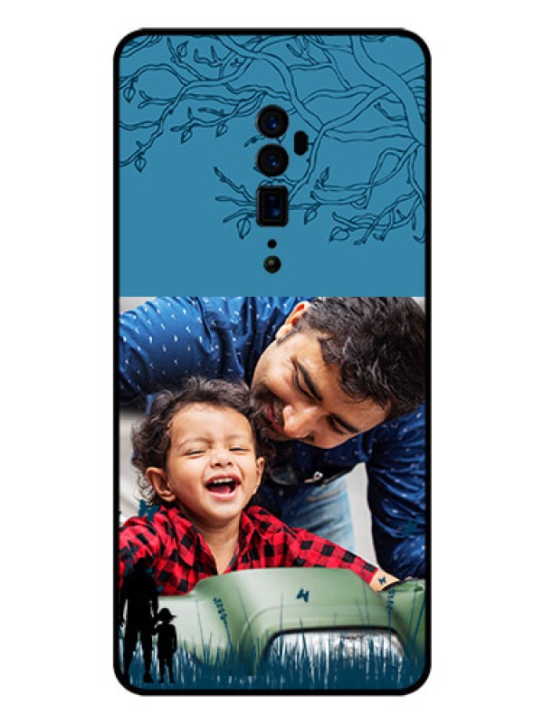Custom Reno 10x zoom Custom Glass Mobile Case  - Best dad design 
