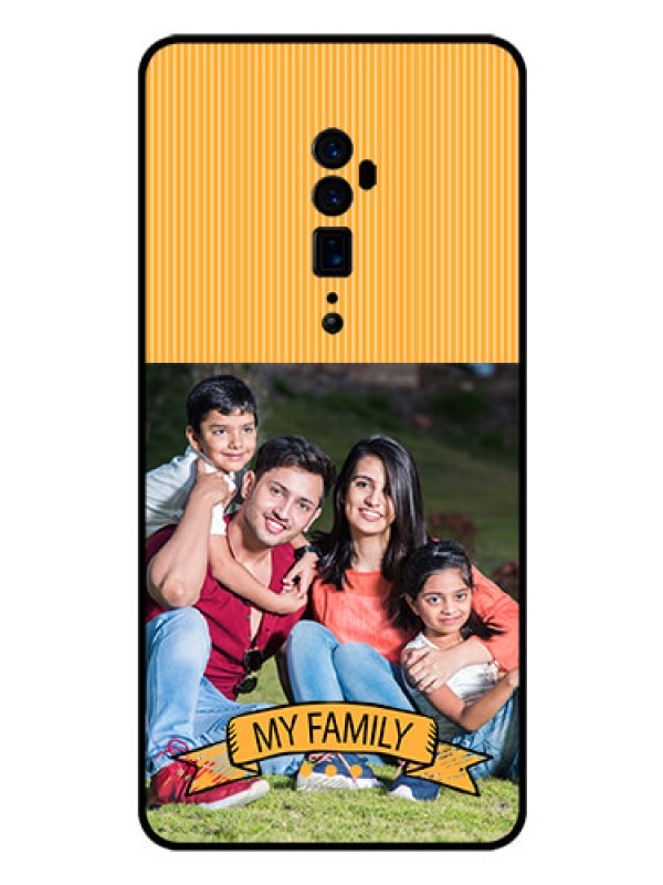 Custom Reno 10x zoom Custom Glass Phone Case  - My Family Design