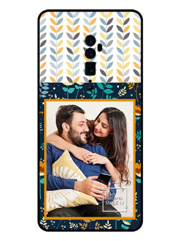Custom Reno 10x zoom Custom Glass Mobile Case  - Pattern Design