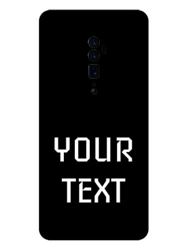 Custom Reno 10x zoom Your Name on Glass Phone Case