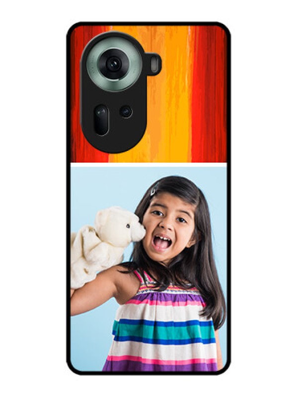 Custom Oppo Reno 11 5G Custom Glass Phone Case - Multi Color Design