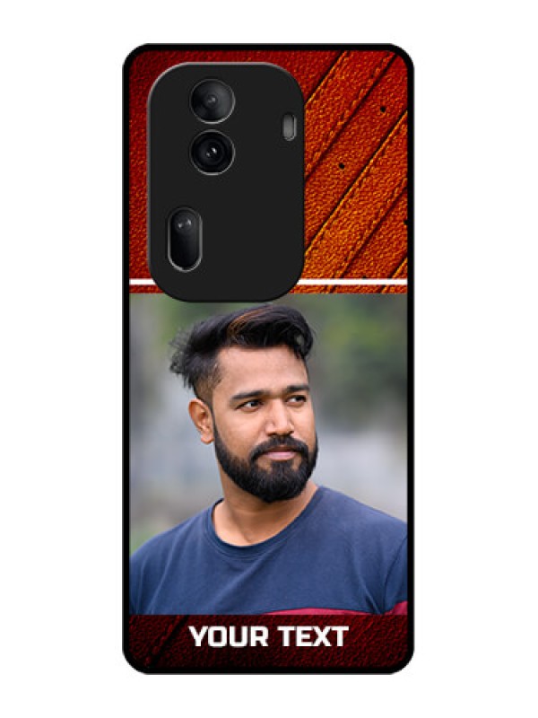 Custom Oppo Reno 11 Pro 5G Custom Glass Phone Case - Leather Phone Case Design