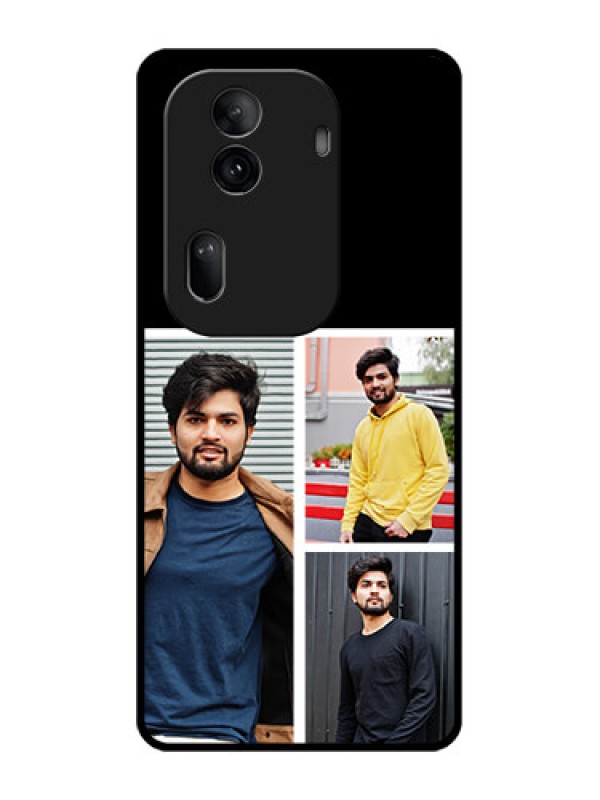 Custom Oppo Reno 11 Pro 5G Custom Glass Phone Case - Upload Multiple Picture Design