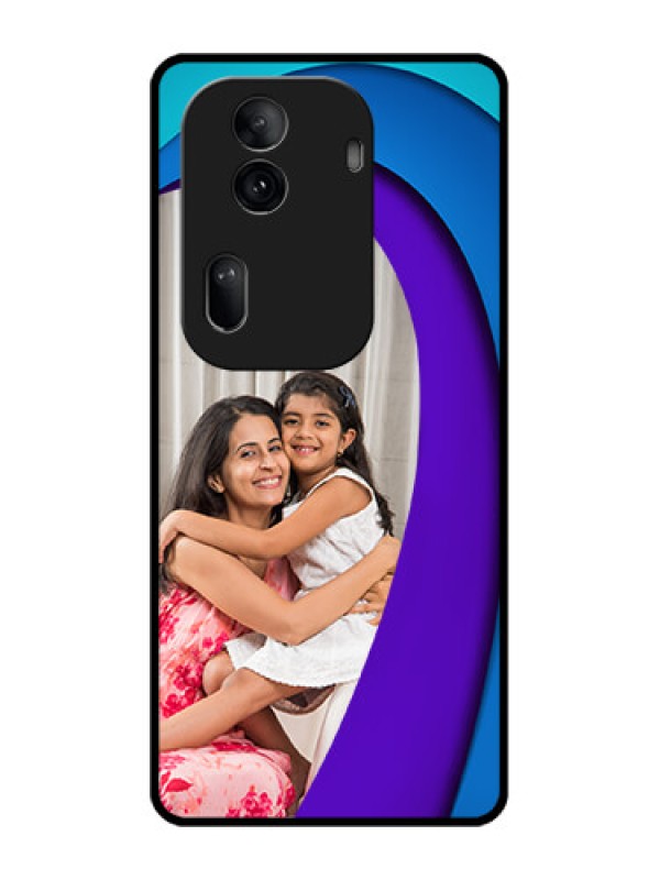 Custom Oppo Reno 11 Pro 5G Custom Glass Phone Case - Simple Pattern Design