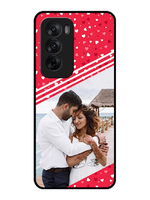 Custom Oppo Reno 12 5G Custom Glass Phone CaseValentines Gift Design