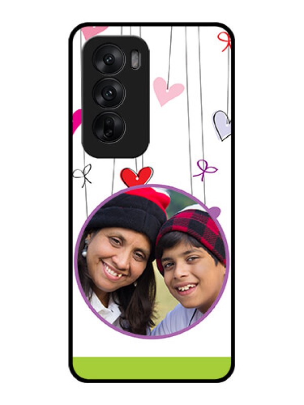 Custom Oppo Reno 12 5G Custom Glass Phone CaseCute Kids Phone Case Design