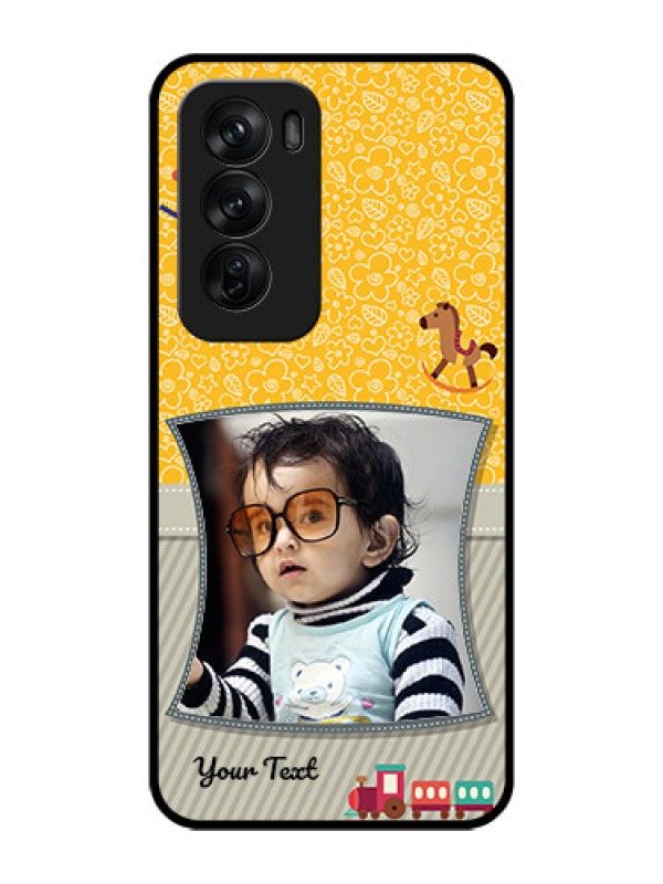 Custom Oppo Reno 12 Pro 5G Custom Glass Phone CaseBaby Picture Upload Design