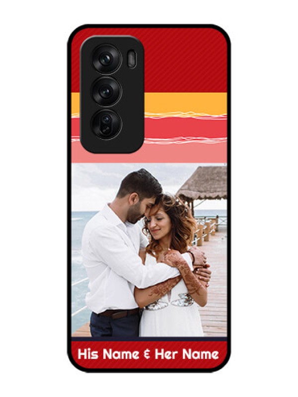 Custom Oppo Reno 12 Pro 5G Custom Glass Phone CaseColorful Case Design