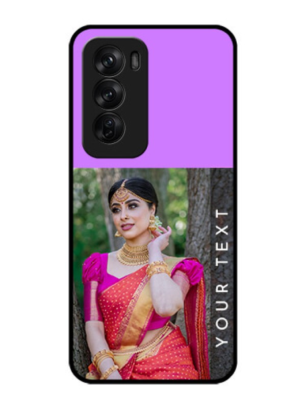 Custom Oppo Reno 12 Pro 5G Custom Glass Phone CaseBirthday Icons Design