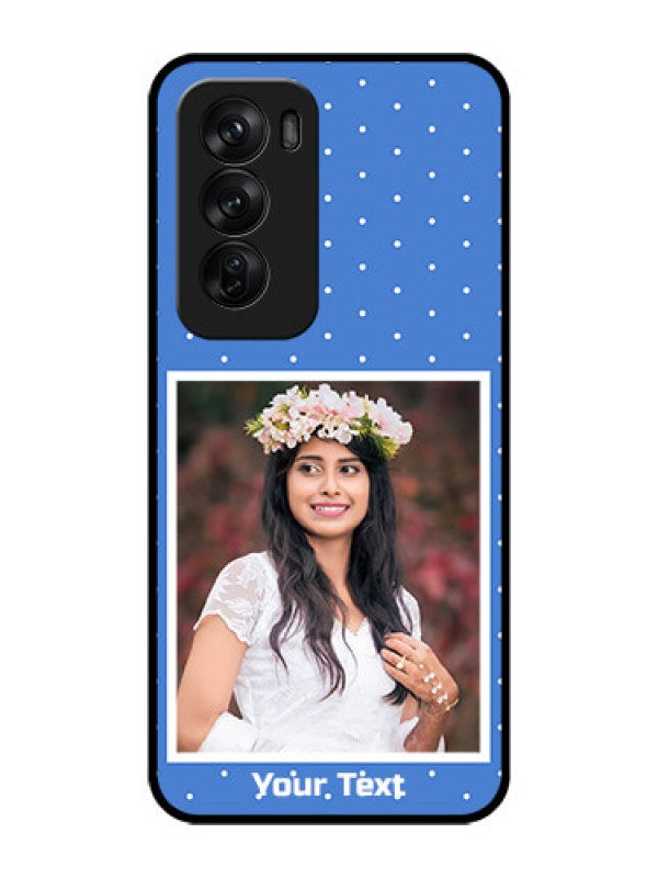Custom Oppo Reno 12 Pro 5G Custom Glass Phone CasePolka Dots Design