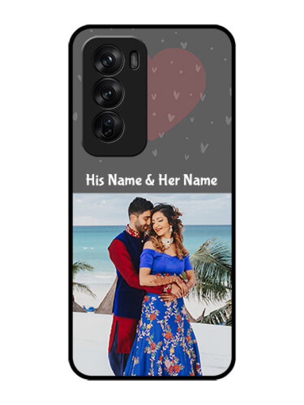 Custom Oppo Reno 12 Pro 5G Custom Glass Phone CaseBuy Love Design With Photo Online