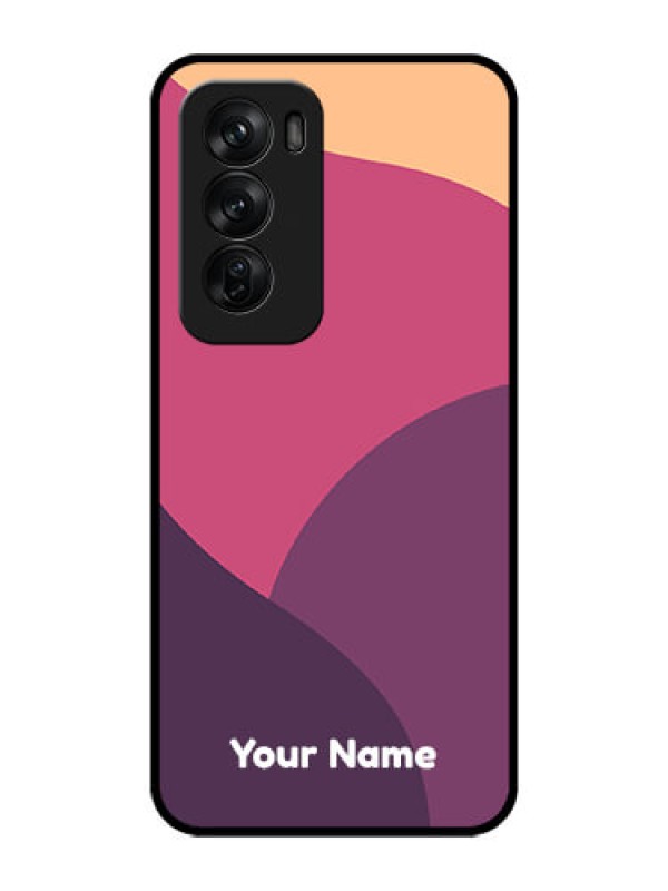 Custom Oppo Reno 12 Pro 5G Custom Glass Phone CaseMixed Multi - Colour Abstract Art Design