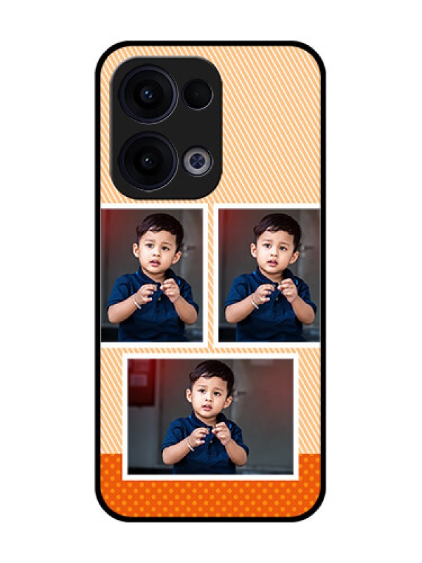 Custom Reno 13 5G Custom Glass Phone Case - Bulk Photos Upload Design