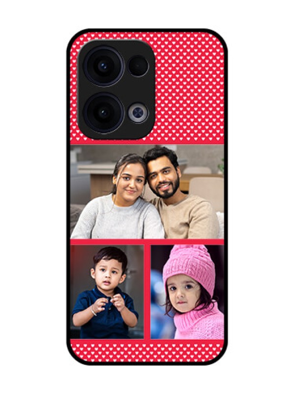 Custom Reno 13 5G Custom Glass Phone Case - Bulk Photo Upload Design