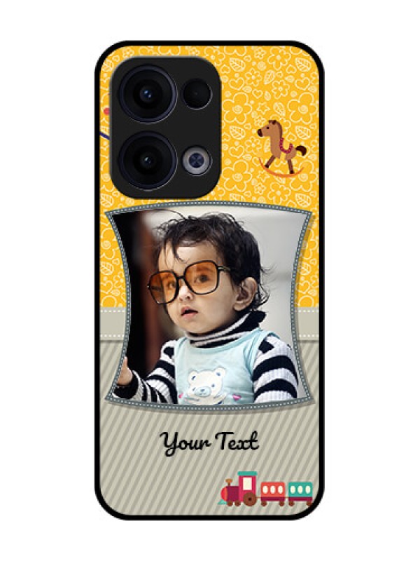 Custom Reno 13 5G Custom Glass Phone Case - Baby Picture Upload Design