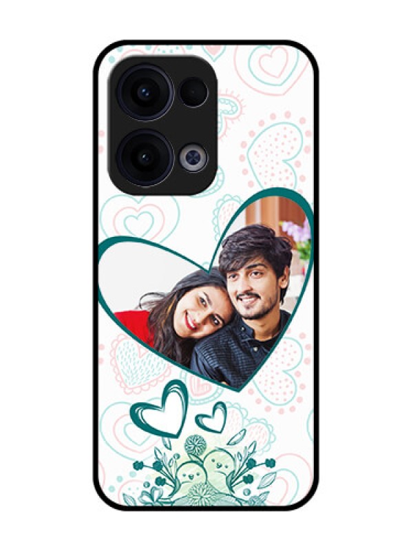 Custom Reno 13 5G Custom Glass Phone Case - Premium Couple Design