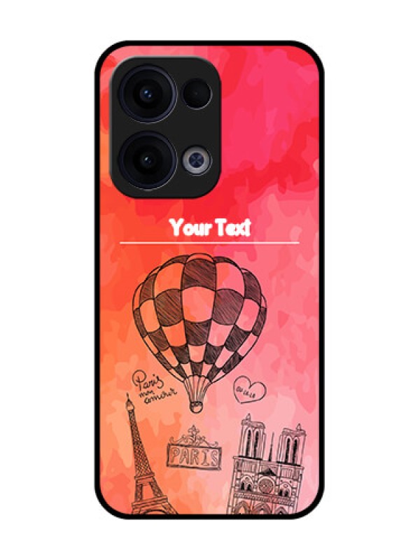 Custom Reno 13 5G Custom Glass Phone Case - Paris Theme Design