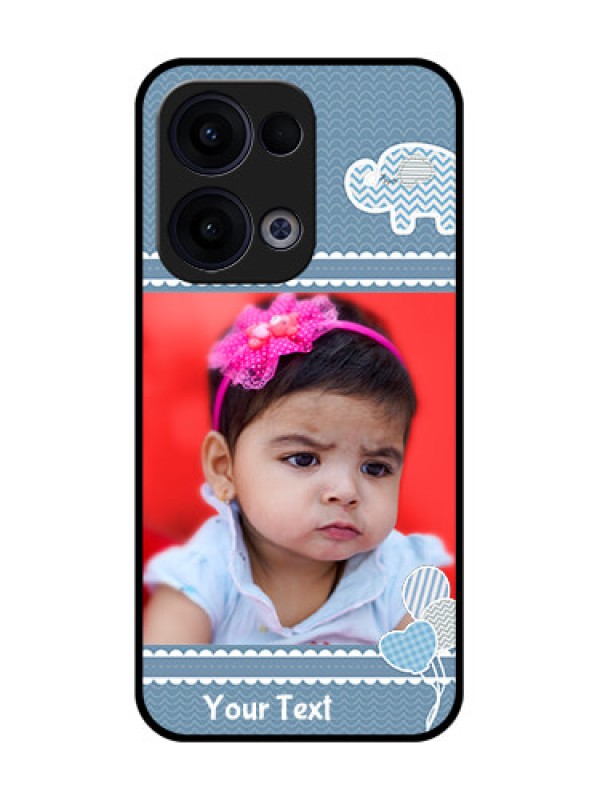 Custom Reno 13 5G Custom Glass Phone Case - With Kids Pattern Design
