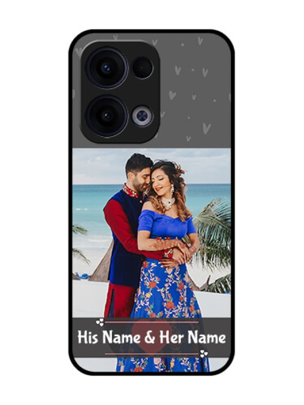 Custom Reno 13 5G Custom Glass Phone Case - Buy Love Design With Photo Online