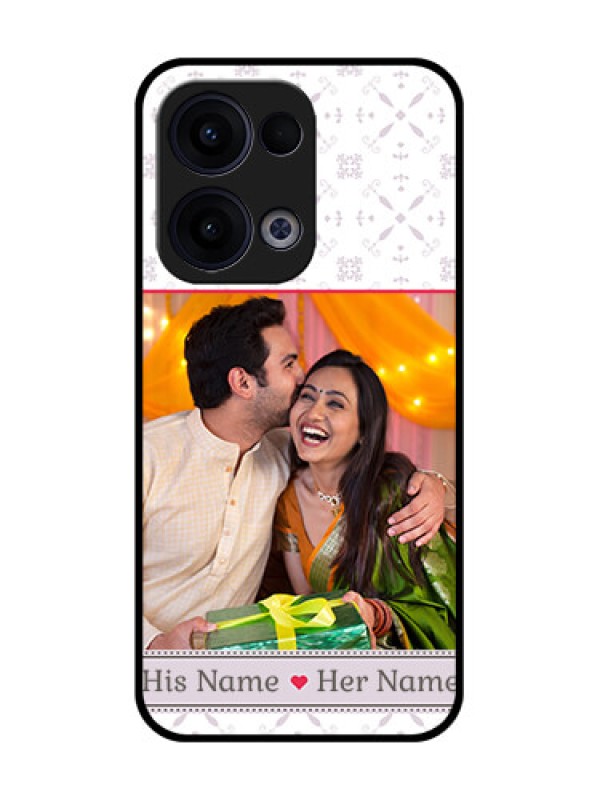 Custom Reno 13 5G Custom Glass Phone Case - With Photo And Ethnic Design