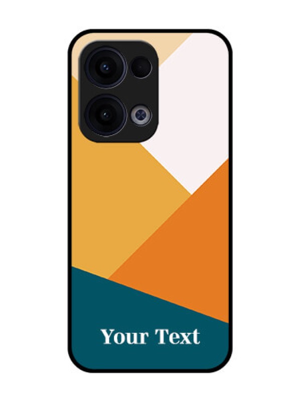 Custom Reno 13 5G Custom Glass Phone Case - Stacked Multi - Colour Design