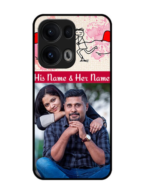 Custom Reno 13 Pro 5G Custom Glass Phone CaseYou And Me Case Design