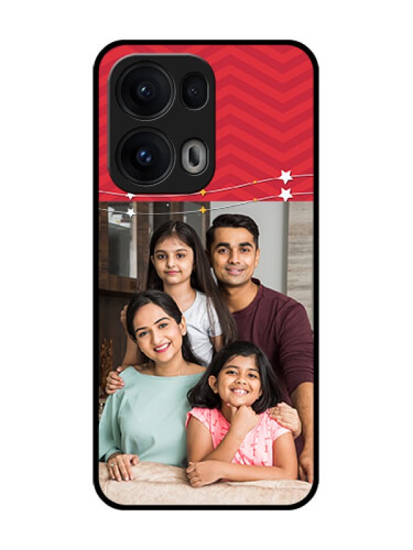 Custom Reno 13 Pro 5G Custom Glass Phone CaseHappy Family Design