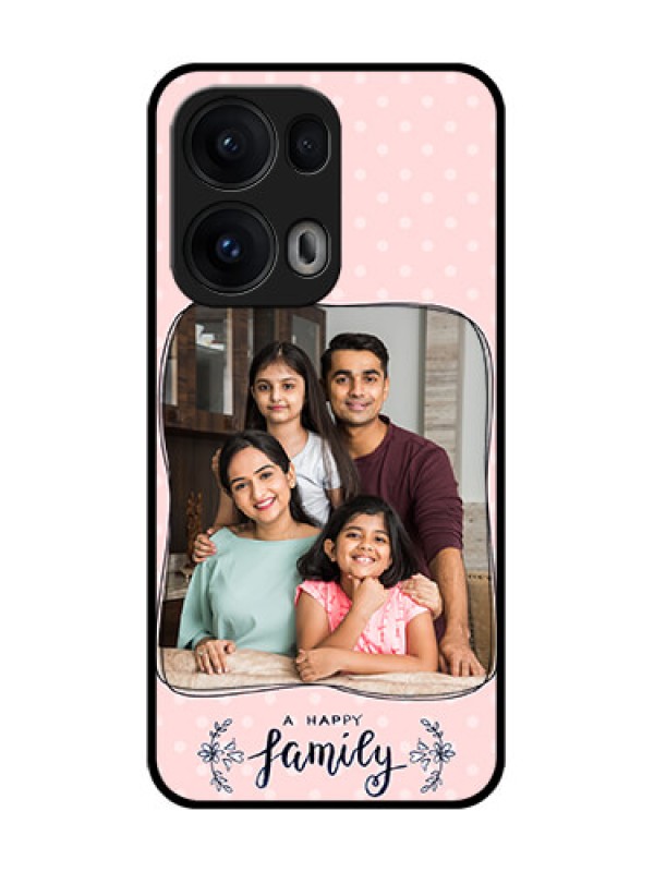Custom Reno 13 Pro 5G Custom Glass Phone CaseFamily With Dots Design