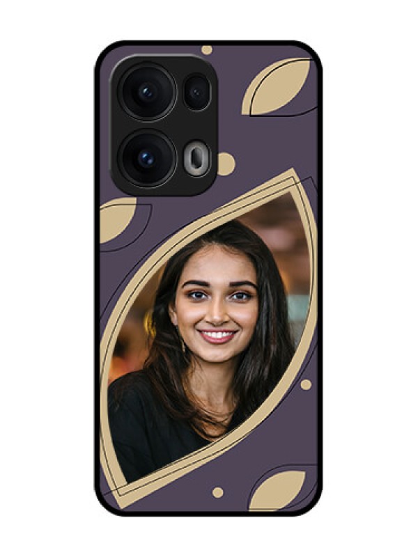 Custom Reno 13 Pro 5G Custom Glass Phone CaseFalling Leaf Design