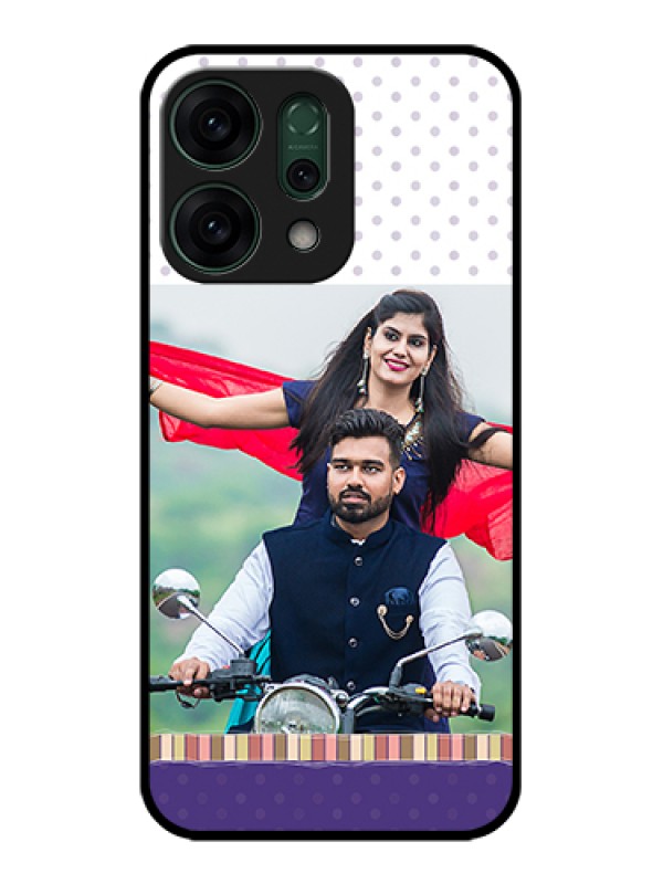 Custom Oppo Reno 14 5G Custom Glass Phone Case - Cute Family Design