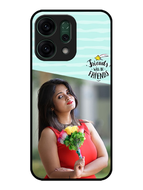 Custom Oppo Reno 14 5G Custom Glass Phone Case - Friends Picture Icon Design