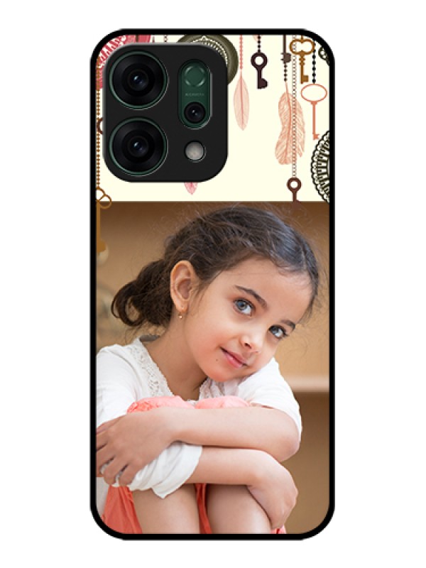 Custom Oppo Reno 14 5G Custom Glass Phone Case - Boho Style Design