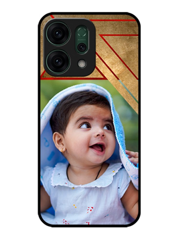 Custom Oppo Reno 14 5G Custom Glass Phone Case - Gradient Abstract Texture Design