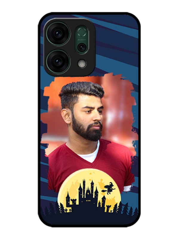 Custom Oppo Reno 14 5G Custom Glass Phone Case - Halloween Witch Design
