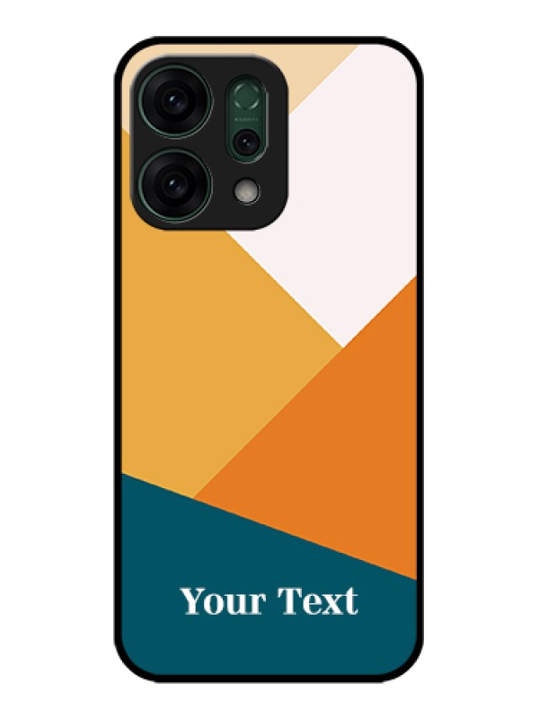 Custom Oppo Reno 14 5G Custom Glass Phone Case - Stacked Multi - Colour Design