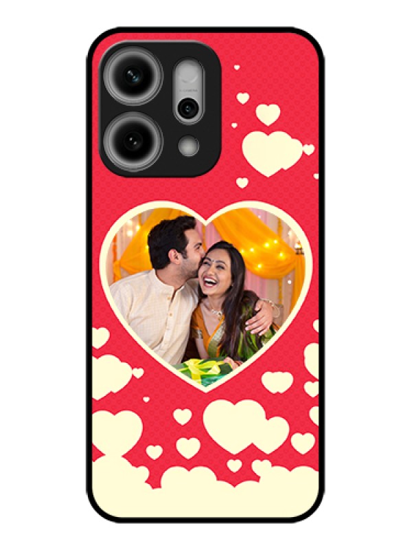 Custom Oppo Reno 14 Pro 5G Custom Glass Phone Case - Love Symbols Phone Cover Design