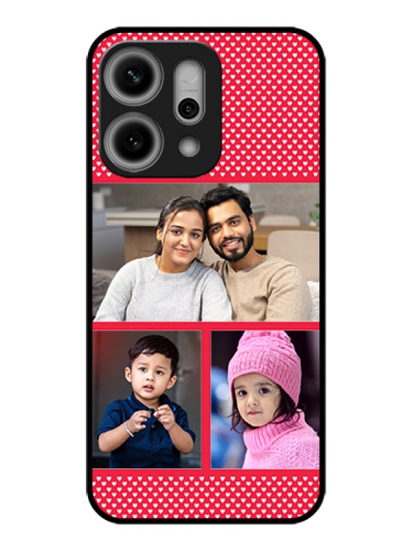 Custom Oppo Reno 14 Pro 5G Custom Glass Phone Case - Bulk Photo Upload Design