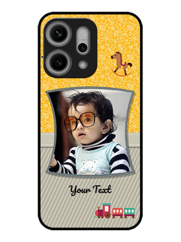 Custom Oppo Reno 14 Pro 5G Custom Glass Phone Case - Baby Picture Upload Design