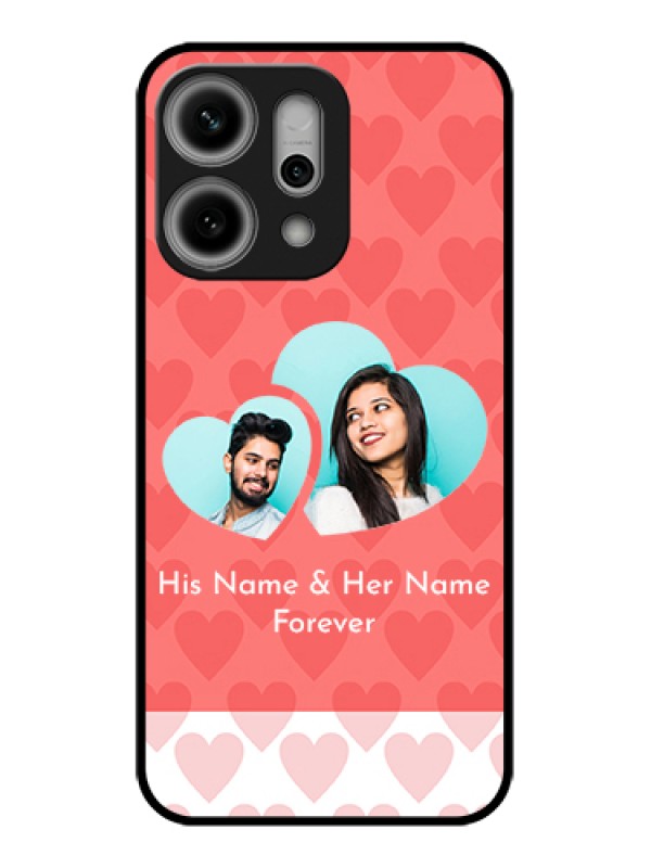 Custom Oppo Reno 14 Pro 5G Custom Glass Phone Case - Couple Pic Upload Design