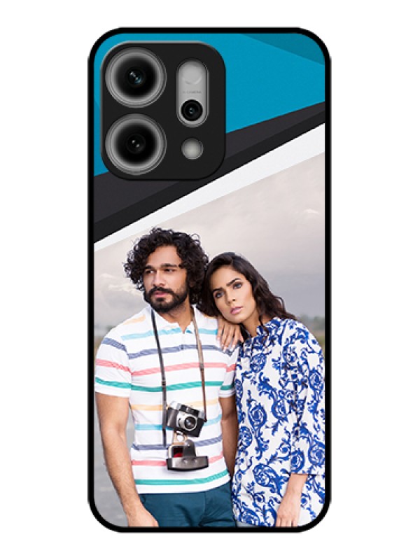 Custom Oppo Reno 14 Pro 5G Custom Glass Phone Case - Simple Pattern Photo Upload Design