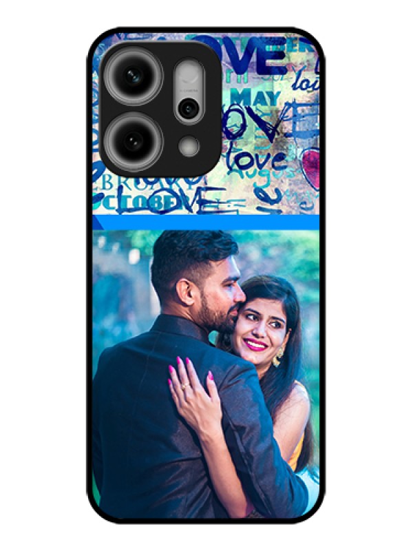 Custom Oppo Reno 14 Pro 5G Custom Glass Phone Case - Colorful Love Design