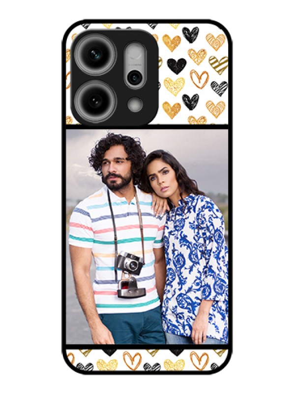 Custom Oppo Reno 14 Pro 5G Custom Glass Phone Case - Love Symbol Design