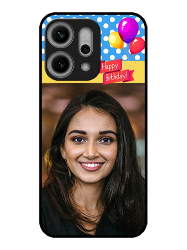 Custom Oppo Reno 14 Pro 5G Custom Glass Phone Case - Happy Birthday Design